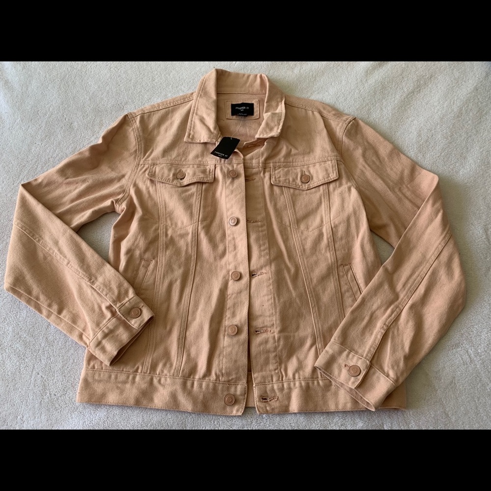 Blush pink Denim Jacket